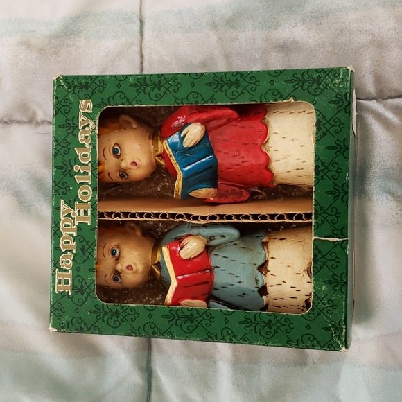 Other - Vintage Choir Boys Christmas Holiday Decorations with Original Box